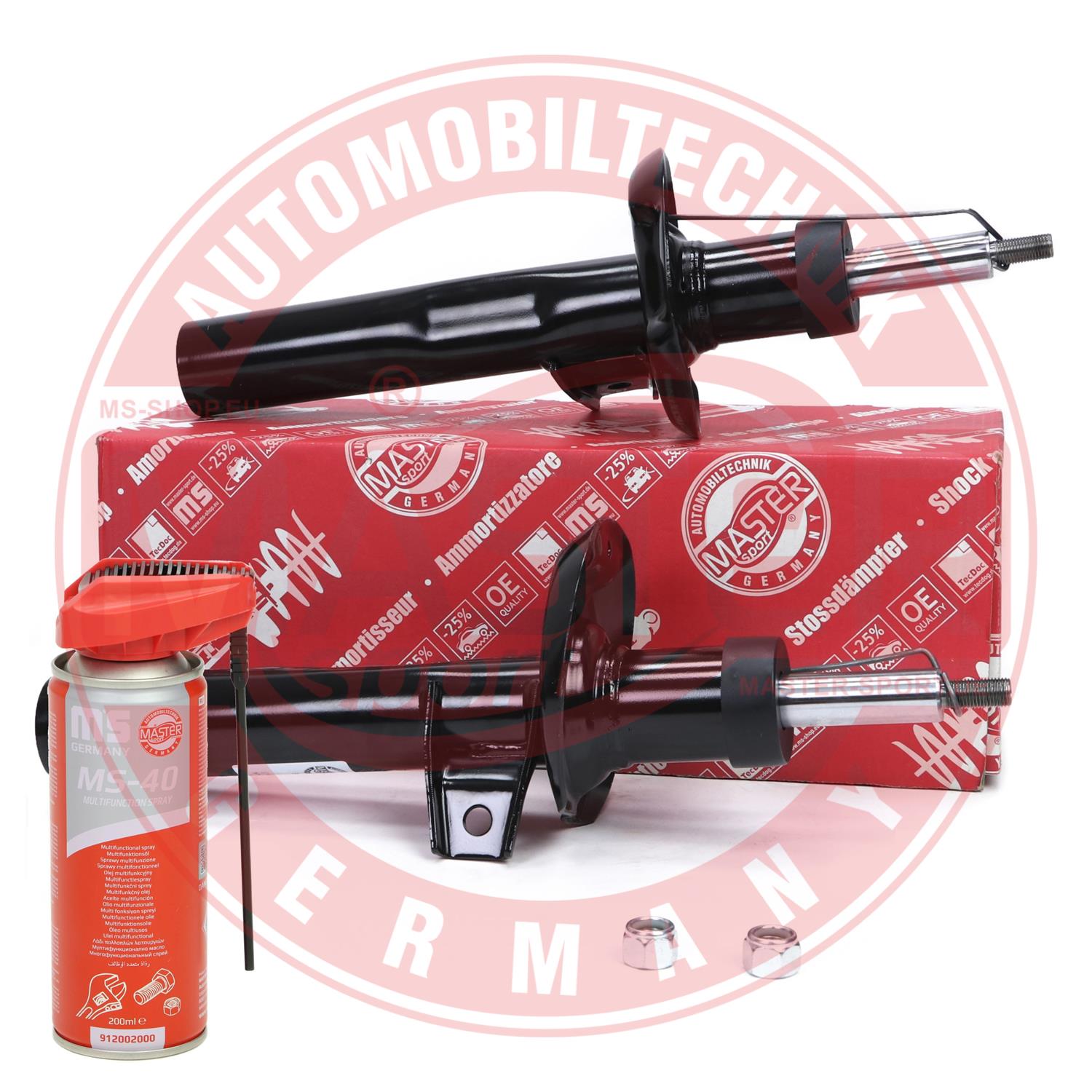 MASTER-SPORT GERMANY 16K006521P PROMO Αμορτισέρ μπροστινός άξονας for AUDI SEAT SKODA VW